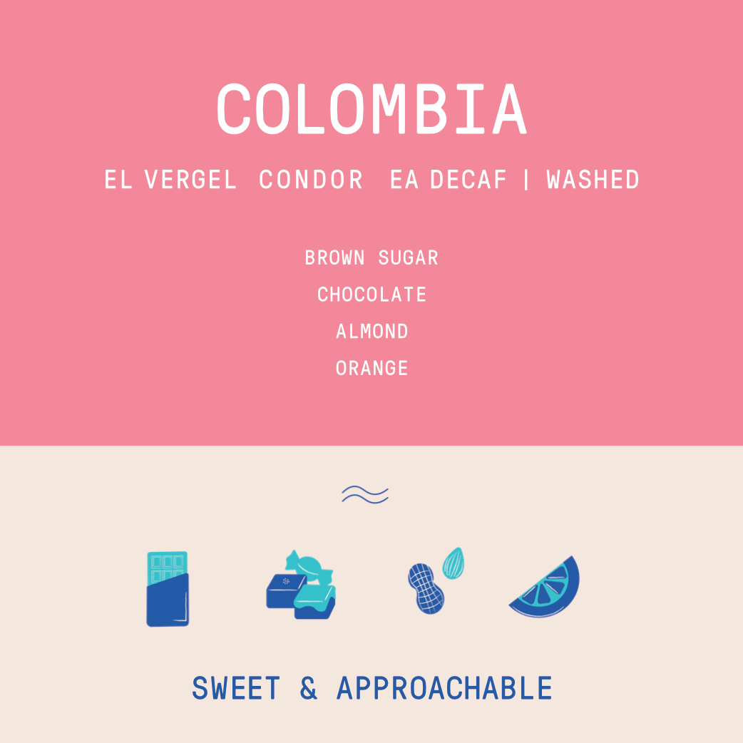 Colombia - El Vergel Condor Decaf 2025