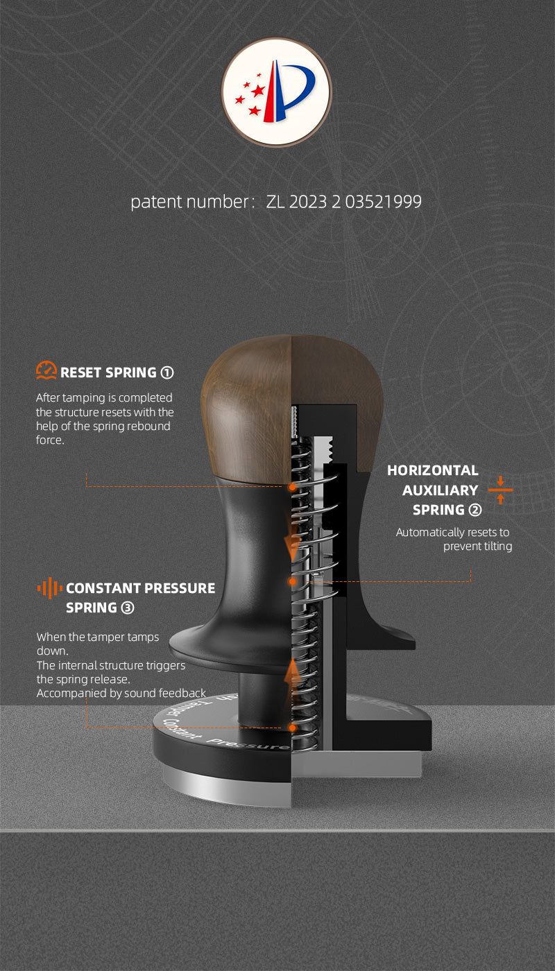 MHW-3BOMBER - FLASH Constant Pressure Tamper 58.35mm