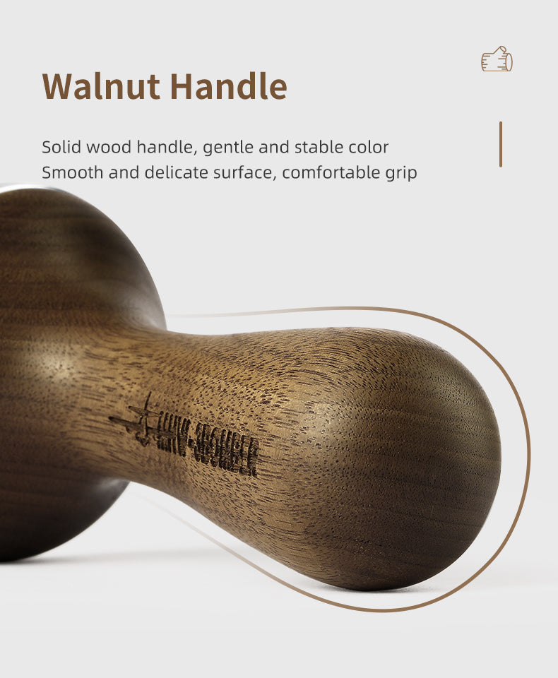 MHW-3BOMBER - Mirror Tamper | Walnut 58.35 mm