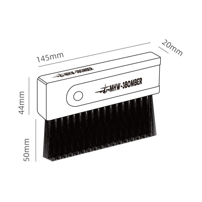MHW-3BOMBER - Line Brush | Walnut