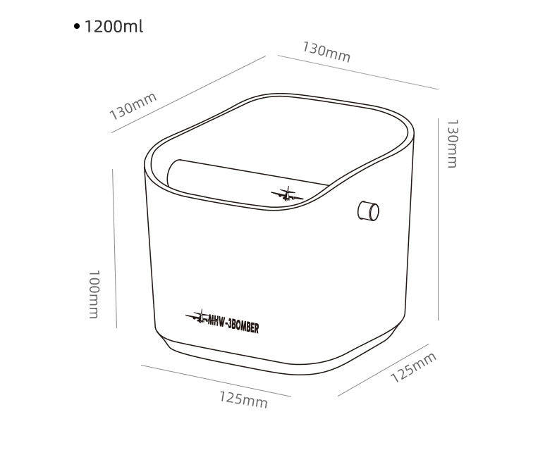 MHW-3BOMBER - Square Knock Box 1.2L