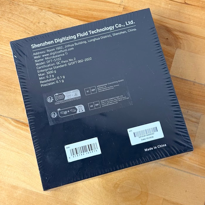 Garage Sale | DiFluid Microbalance Ti Scale - New
