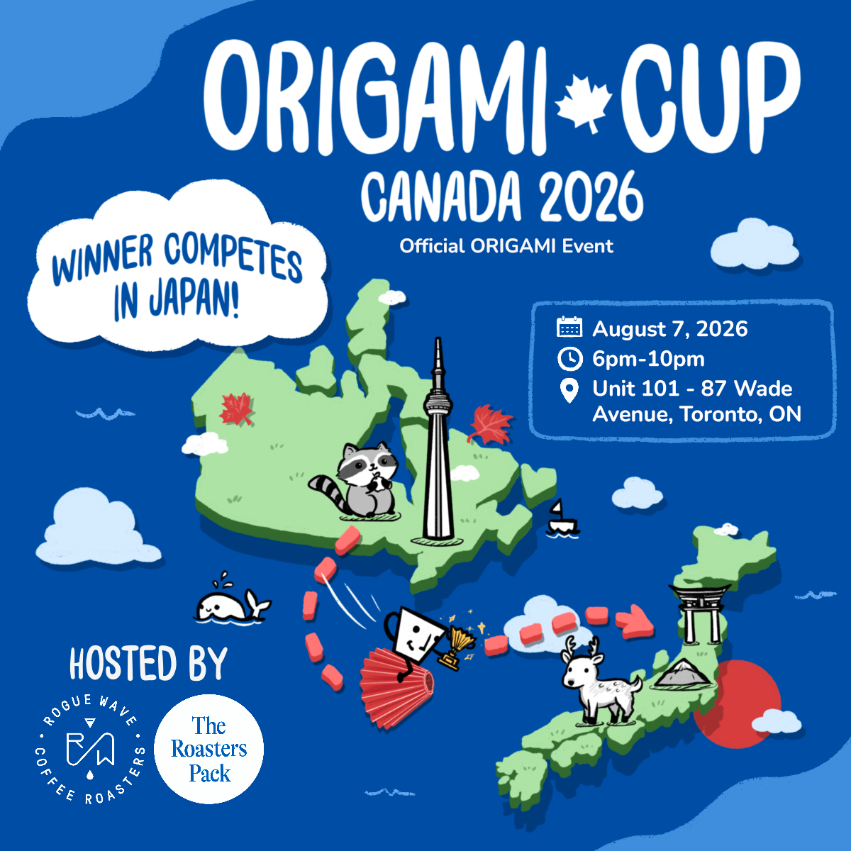 Competitor Ticket - ORIGAMI Cup Canada 2026 - August 7, 2026 - Toronto