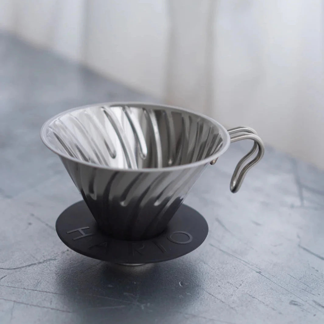 Hario - V60-02 Metal Dripper (Silver)