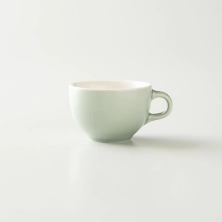 ORIGAMI Cappuccino Bowl 6oz Matte Green
