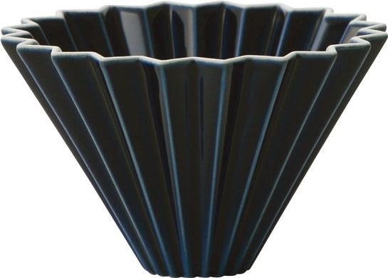 Mino porcelain, Origami dripper small, Black