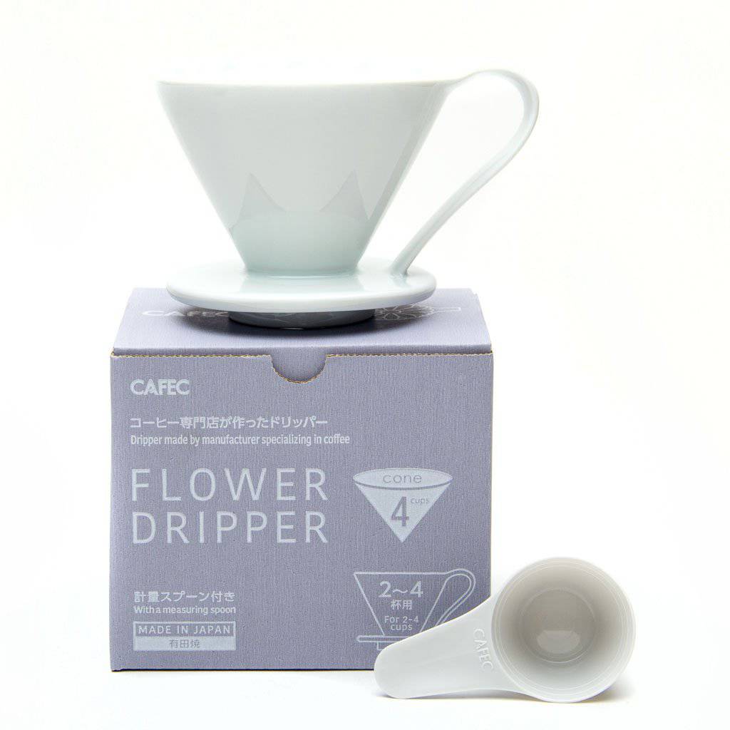 Cafec - Porcelain Flower Dripper 2-4 cup
