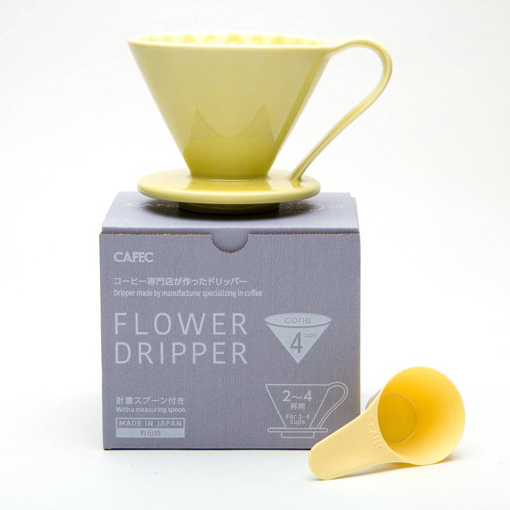 Cafec - Porcelain Flower Dripper 2-4 cup