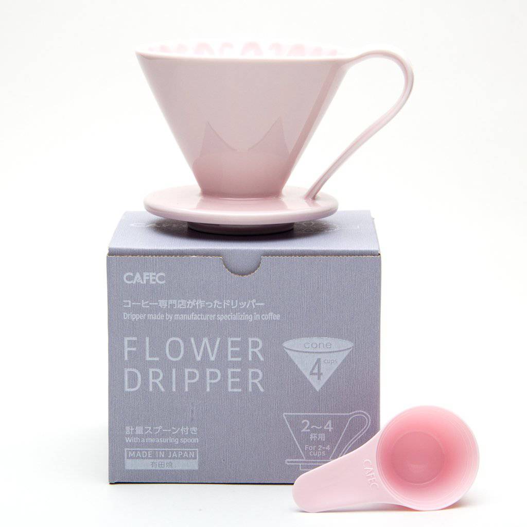 Cafec - Porcelain Flower Dripper 2-4 cup