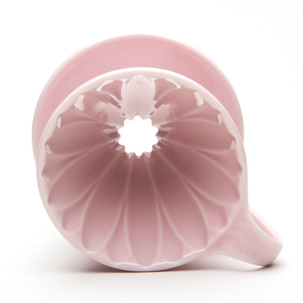 Cafec - Porcelain Flower Dripper 1 cup