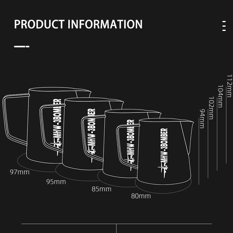 MHW-3BOMBER - 5.0 Milk Pitcher | 600 mL / 20 oz