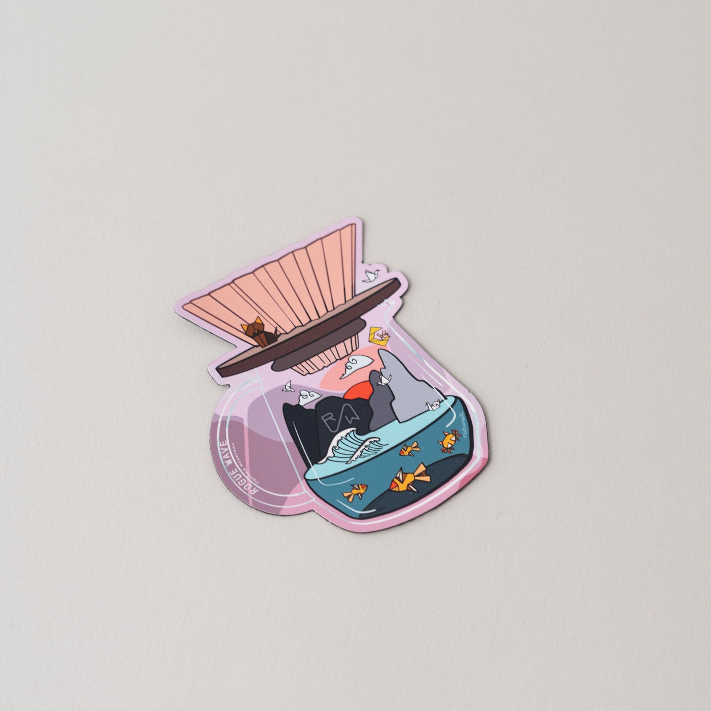 Niche Create - Rogue Wave Origami Magnet