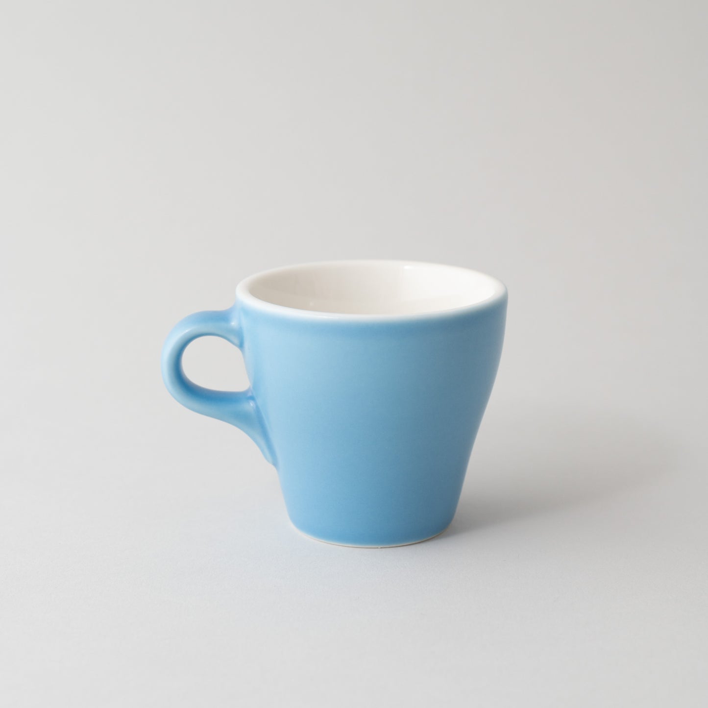 Origami 6 oz Cappuccino Cup Matte Blue
