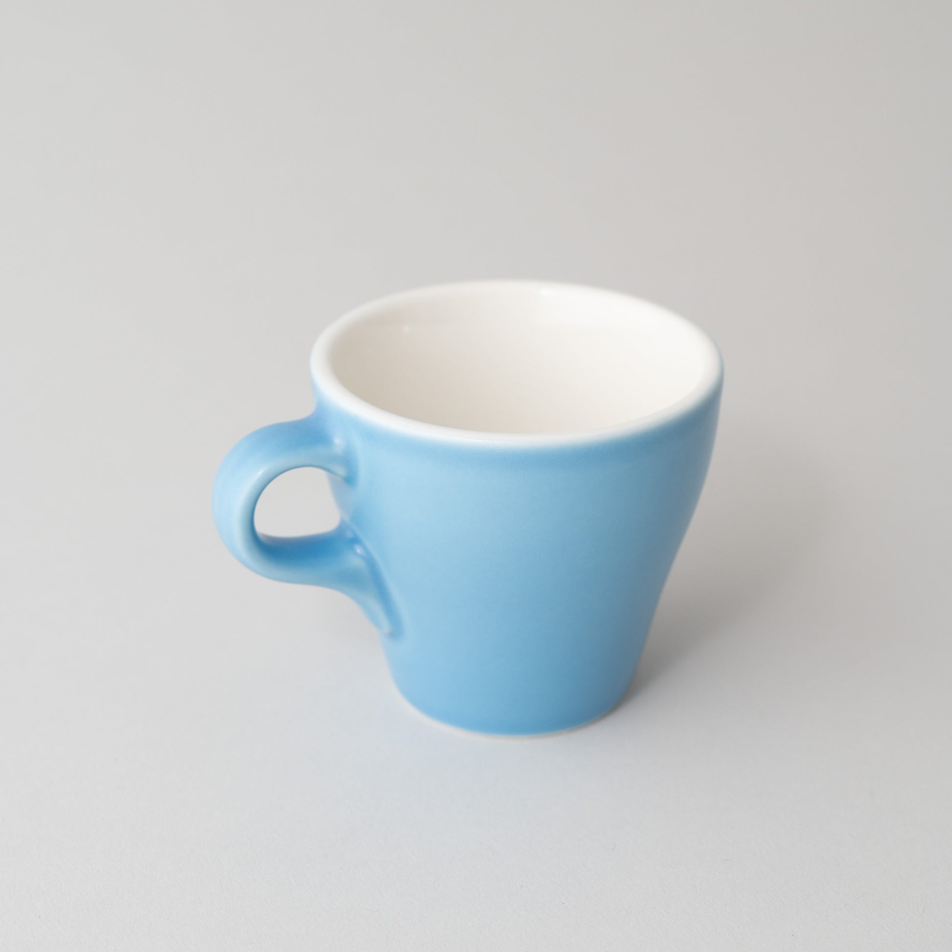 Origami 6 oz Cappuccino Cup Matte Blue