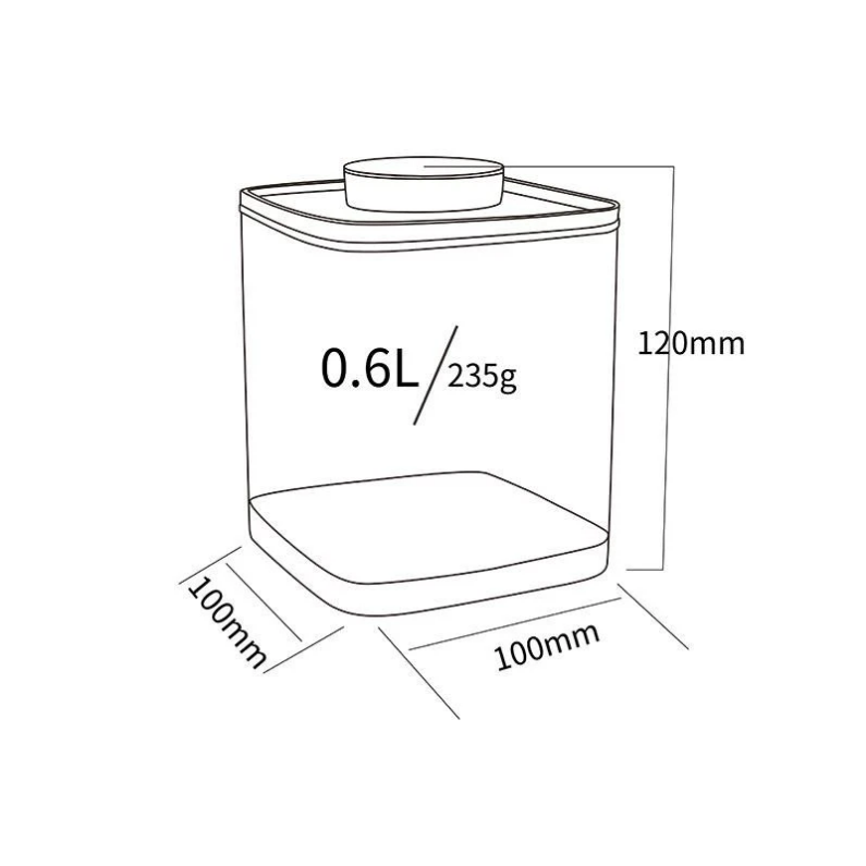Ankomn - Everlock container - Semi-Black