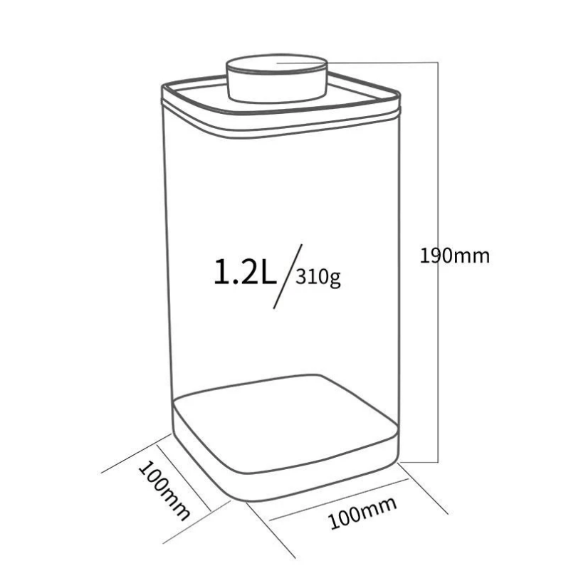 Ankomn - Everlock container - Semi-Black
