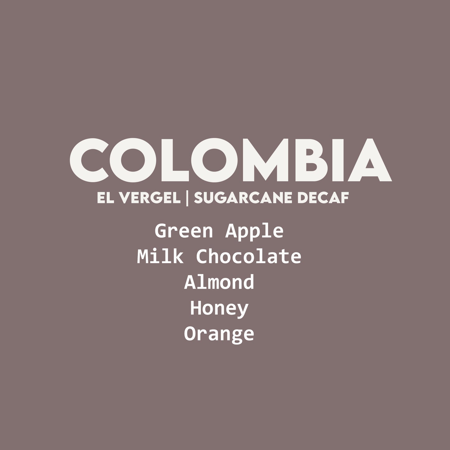 Colombia - El Vergel Decaf