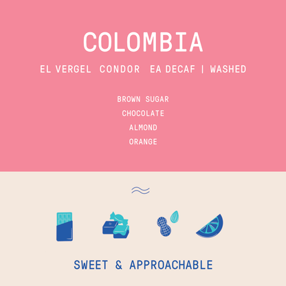 Colombia - El Vergel Condor Decaf 2025