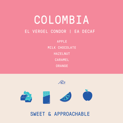 Colombia - El Vergel Condor Decaf 2026