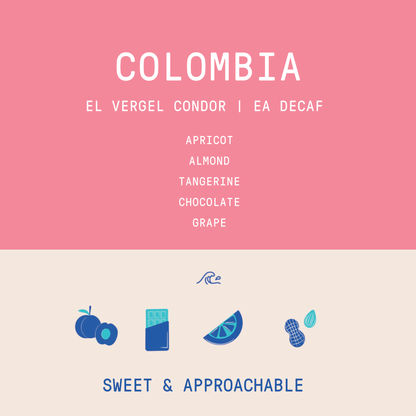 Colombia - El Vergel Condor Decaf 2026