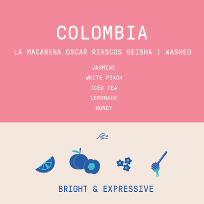Colombia -  La Macarena Oscar Riascos | Geisha Washed