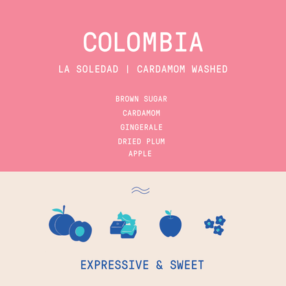 Colombia - La Soledad | Caturra Cardamom Washed