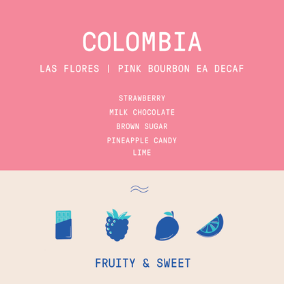 Colombia - Finca Las Flores | EA DECAF Pink Bourbon