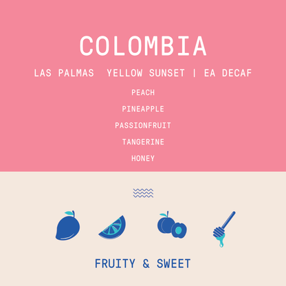 Colombia - Las Palmas Yellow Sunset | Fruit Fermented EA DECAF