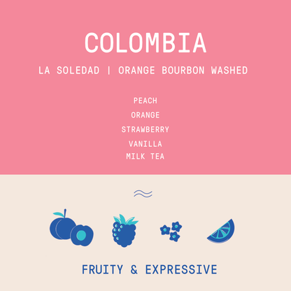 Colombia - La Soledad | Orange Bourbon Fermented Washed