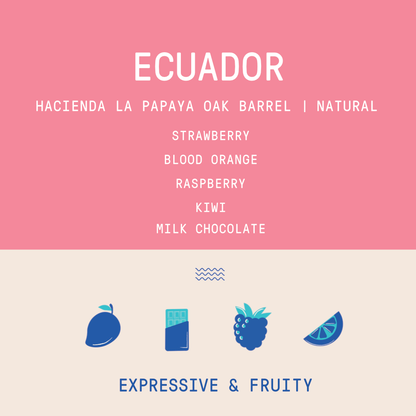 Ecuador - Hacienda La Papapya Typica Mejorado | Oak Barrel Fermented Natural