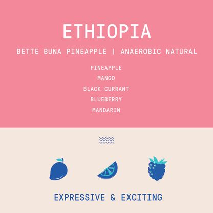 Ethiopia - Bette Buna Taferi Kela Pineapple Co-Ferment | Anaerobic Natural