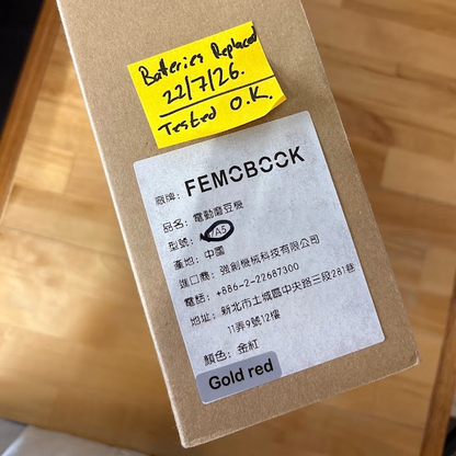Garage Sale | Femobook A5 Rechargeable Electric Grinder - Like New