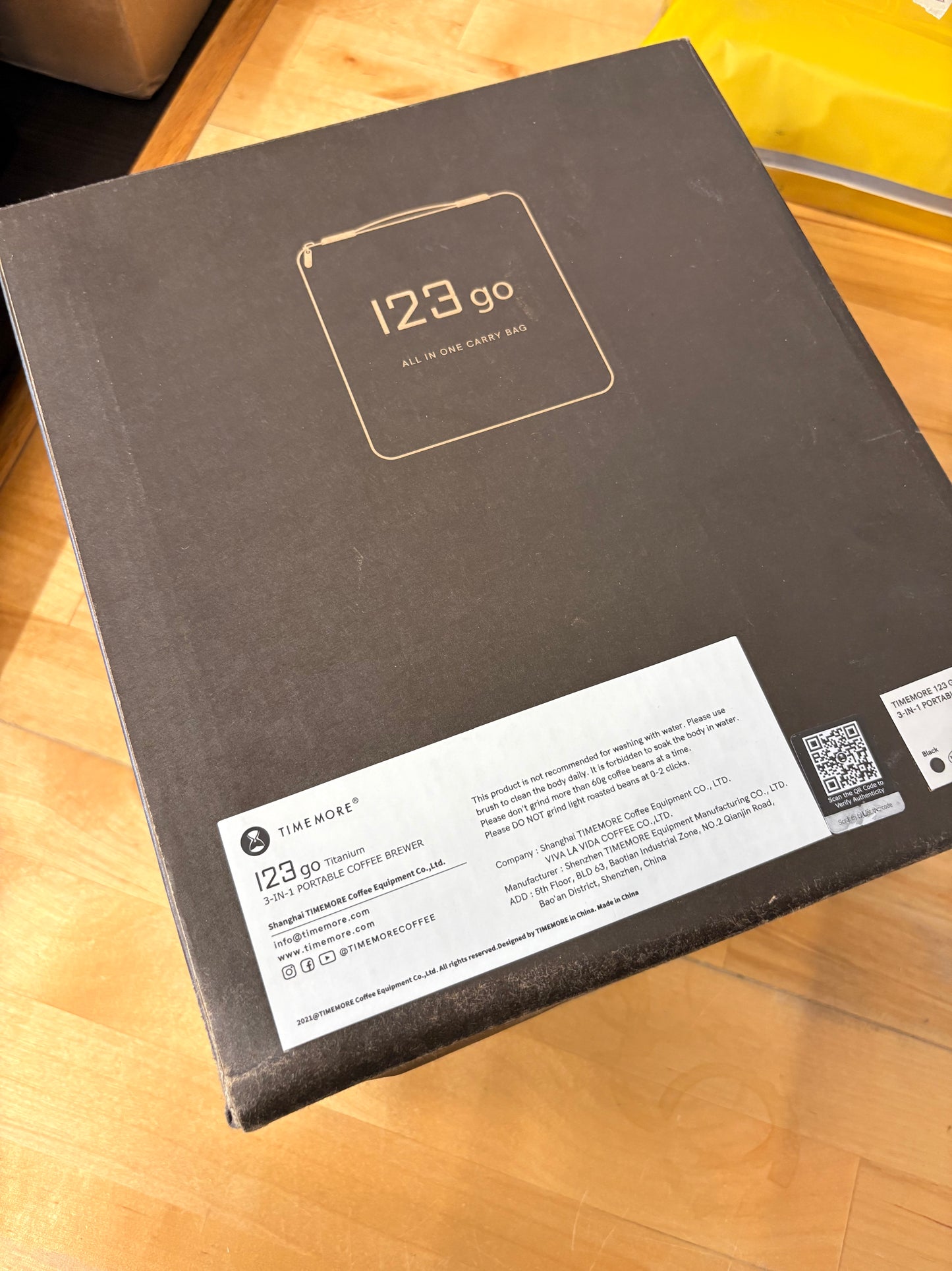 Garage Sale | Timemore 123 GO (Titanium) - Black - Open Box