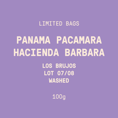 Limited Bags | Panama - Hacienda Barbara Los Brujos Pacamara Lot 07/08 | Washed - 100g