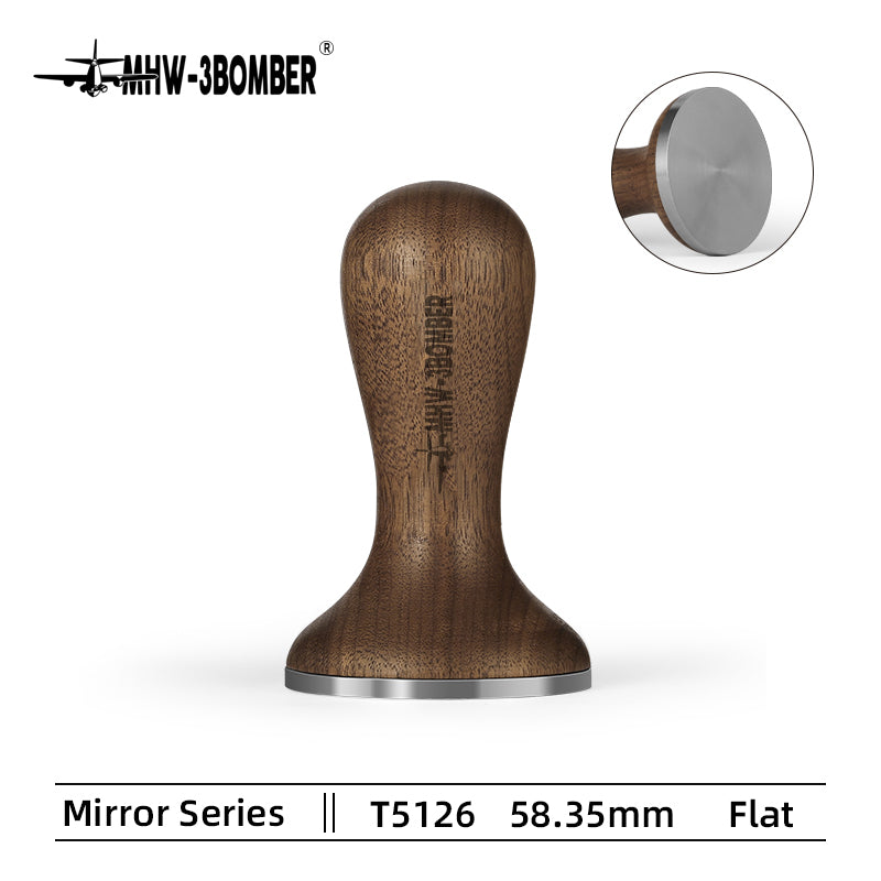 MHW-3BOMBER - Mirror Tamper | Walnut 58.35 mm