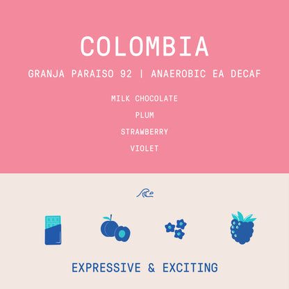 Colombia - Granja Paraiso 92 | Anaerobic EA DECAF Caturra - Archived