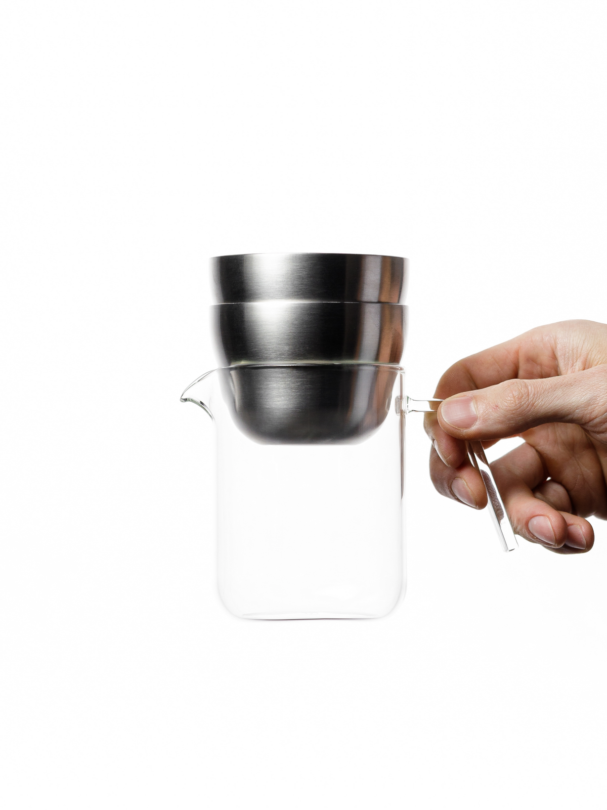 OREA STAC Cups sitting in a Service Pitcher