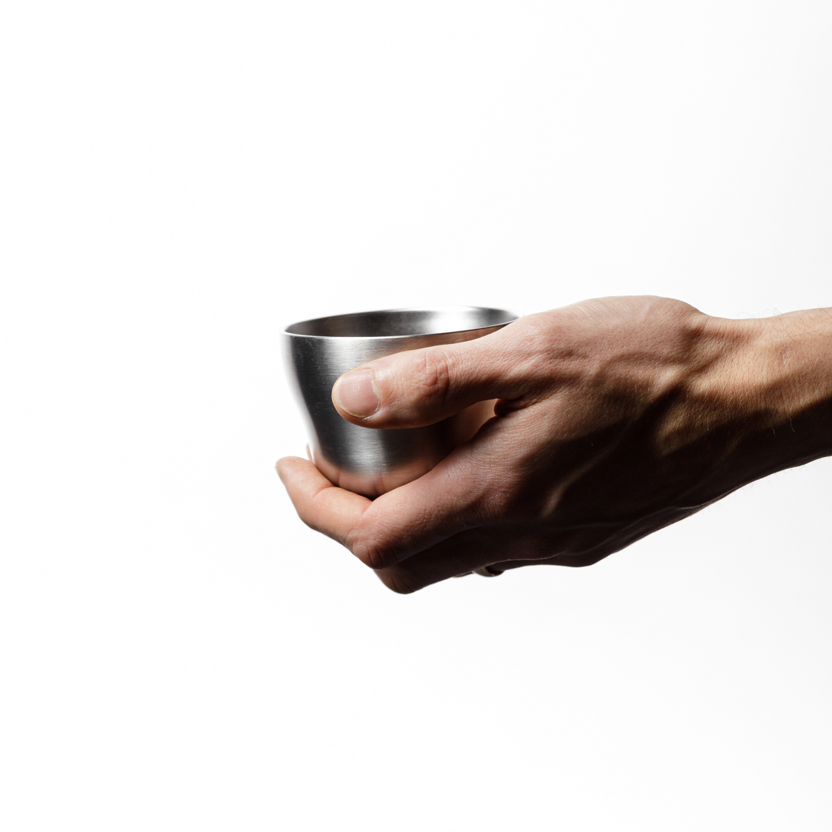 OREA STAC Cup sitting in a hand