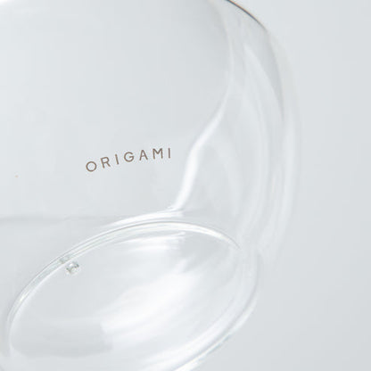 ORIGAMI - Glass Katakuchi Matcha Bowl (350ml)