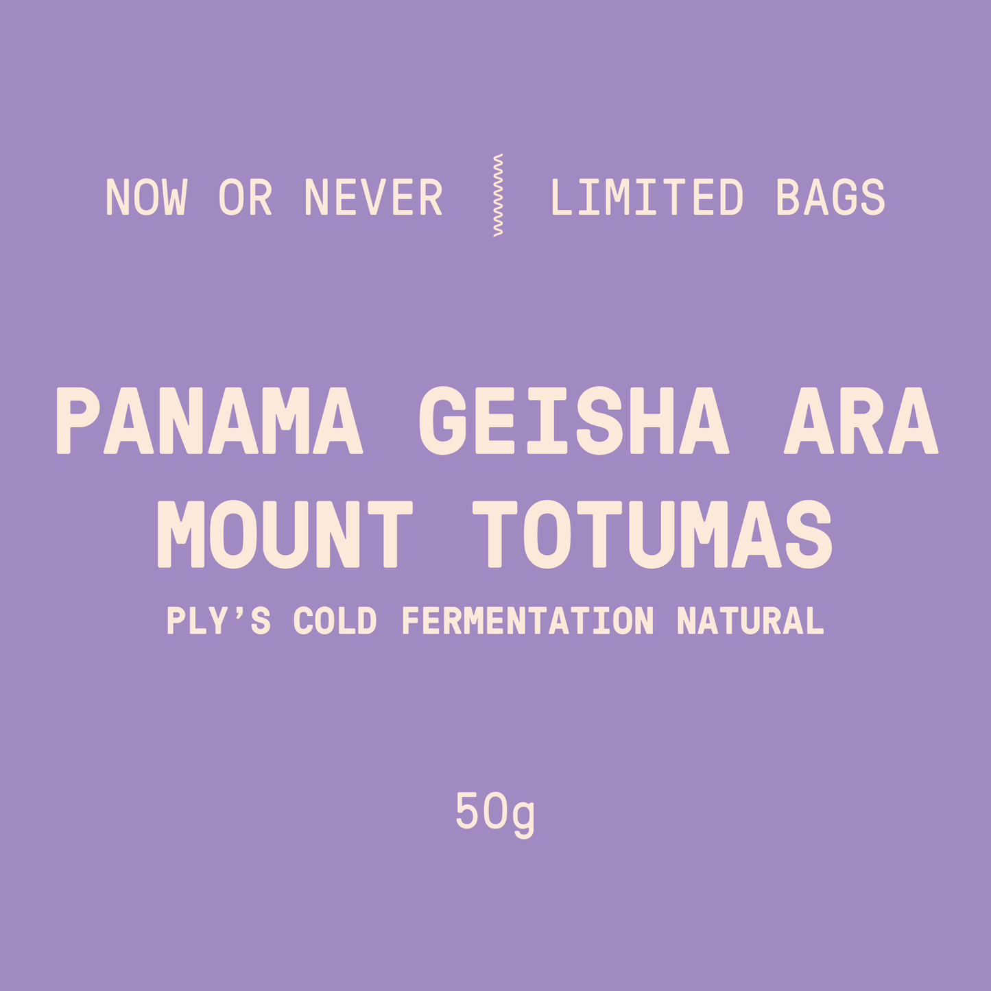 Limited Bags | Panama - Mount Totumas Geisha ARA | Ply's Cold Fermentation Natural - 50g