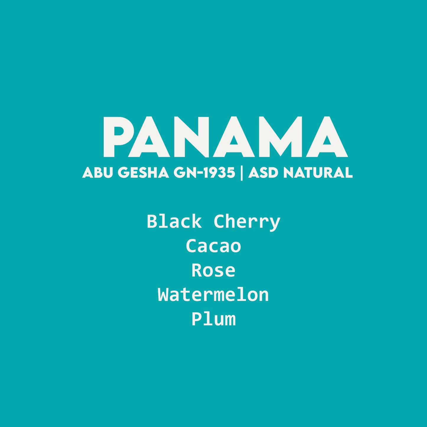 Panama - Abu Gesha GN-1935 | ASD Natural - 100g