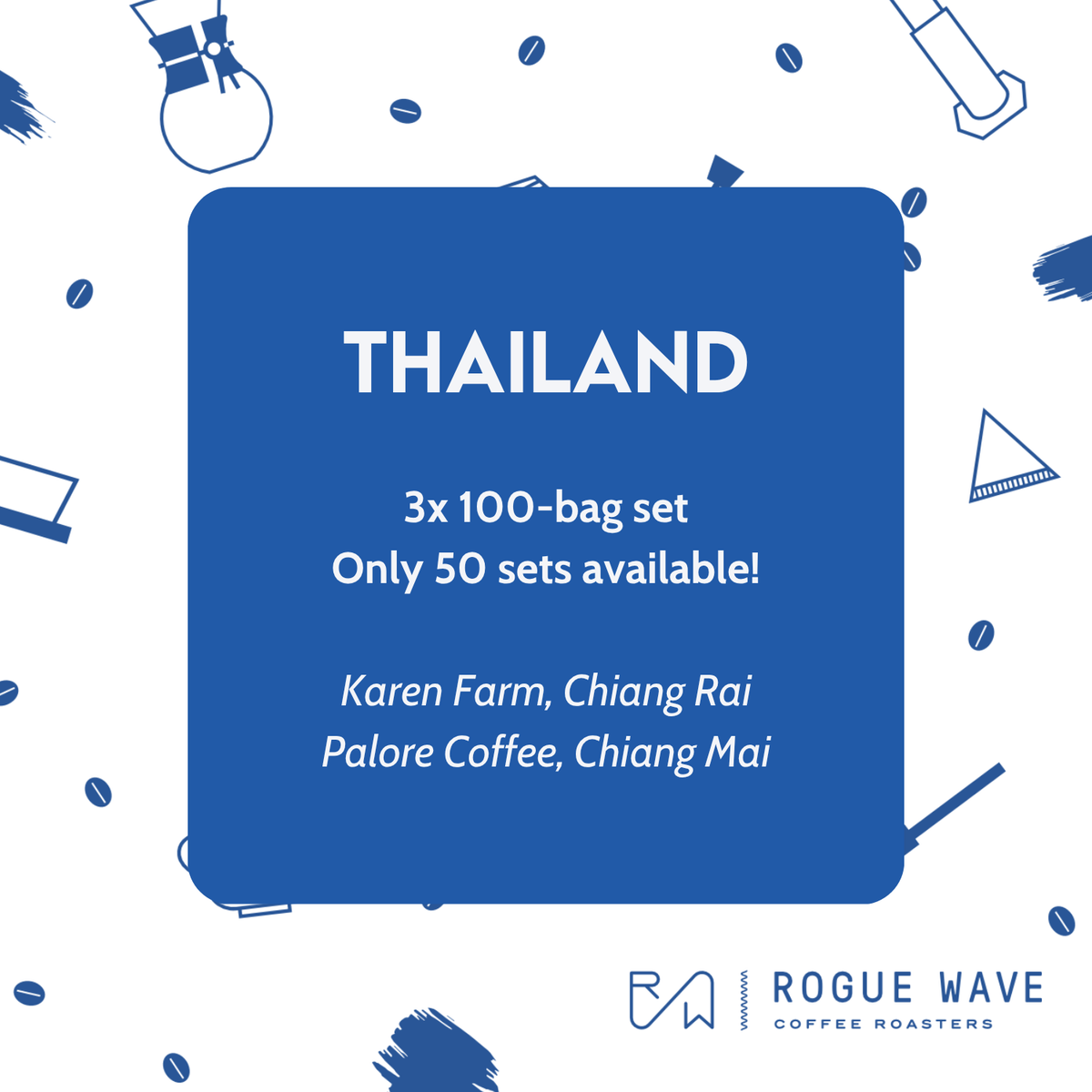 [PRE-ORDER] Thailand - Karen Farm & Palore Coffee - 3 Bag Set