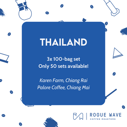 [PRE-ORDER] Thailand - Karen Farm & Palore Coffee - 3 Bag Set
