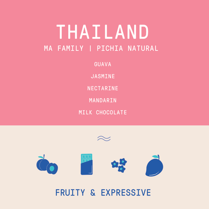 Thailand - Ma Family | Pichia Anaerobic Natural - 23 bag Nano Lot  - 100g - Archived