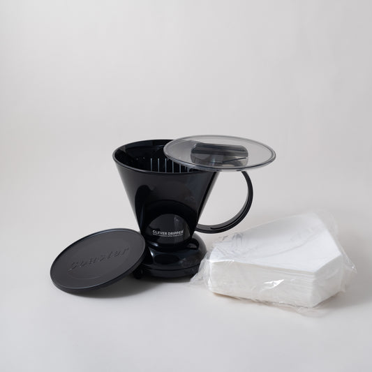 Clever Dripper With Filters - Black