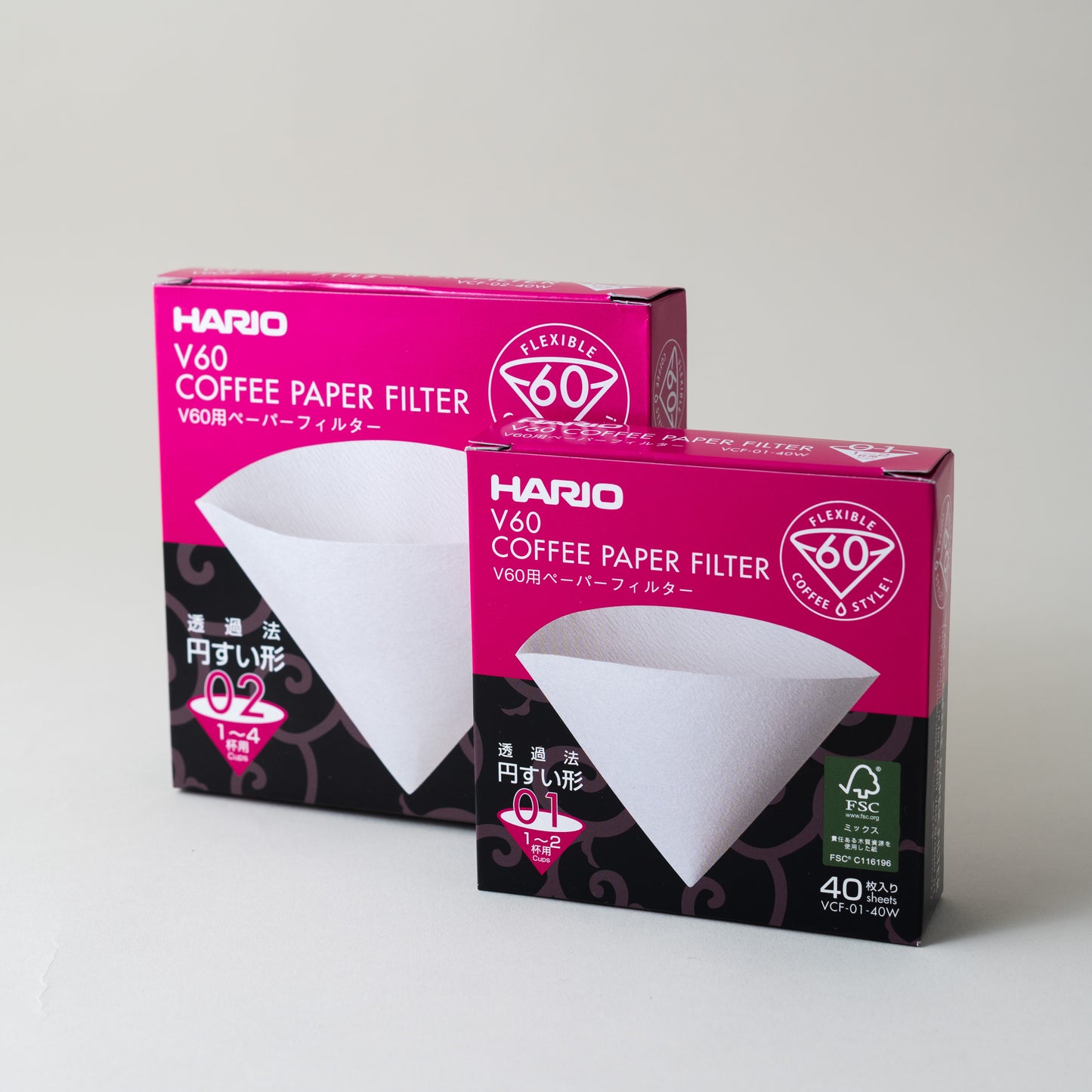 Hario - V60-02 Paper Filters 40 pack