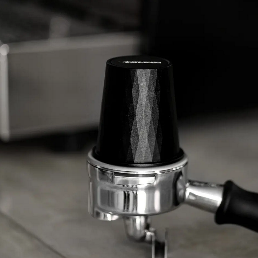 MHW-3BOMBER - Diamond Coffee Dosing Cup  | 58mm matte black