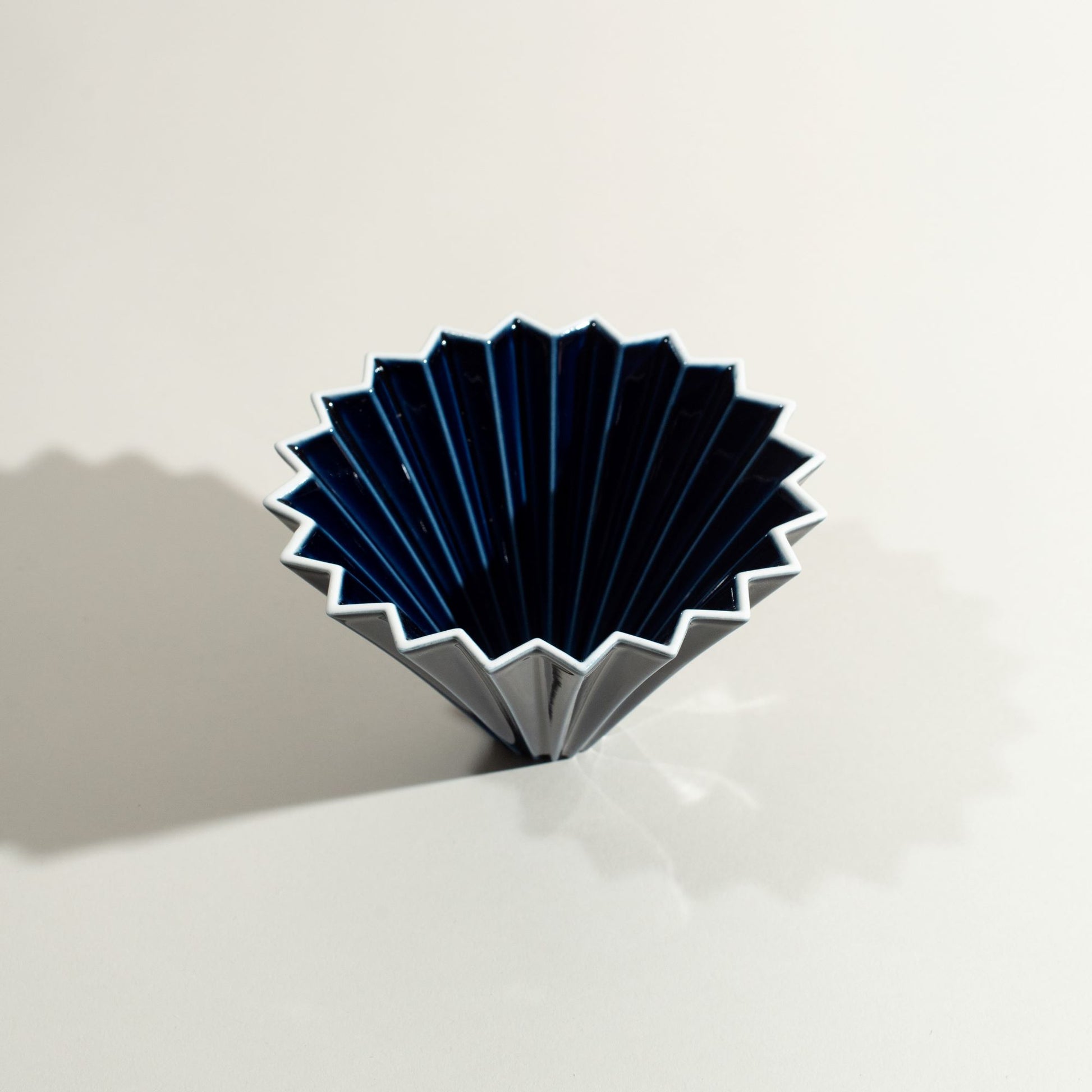 Mino porcelain, Origami dripper small, Blue