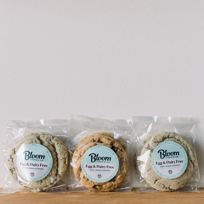 Bloom Cookies - Pack of 2 Egg and Dairy Free 100% Vegan