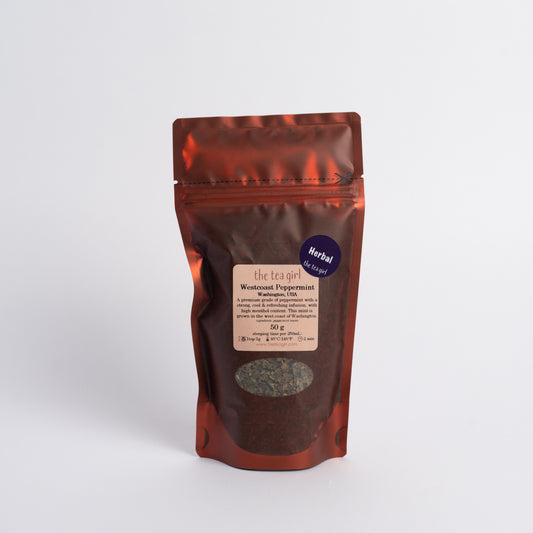 The Tea Girl - fuzzy peach rooibos